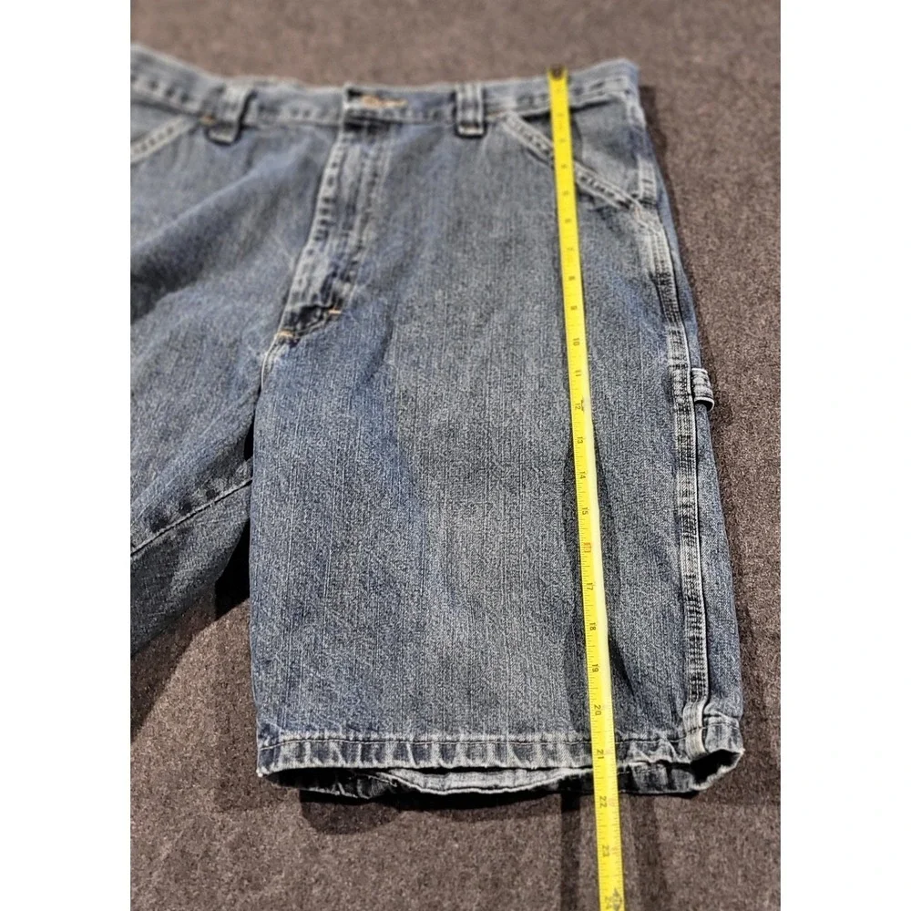 Wrangler Utility Carpenter Denim Jeans Mens Size 34 Blue 100% Cotton 67CUTQW